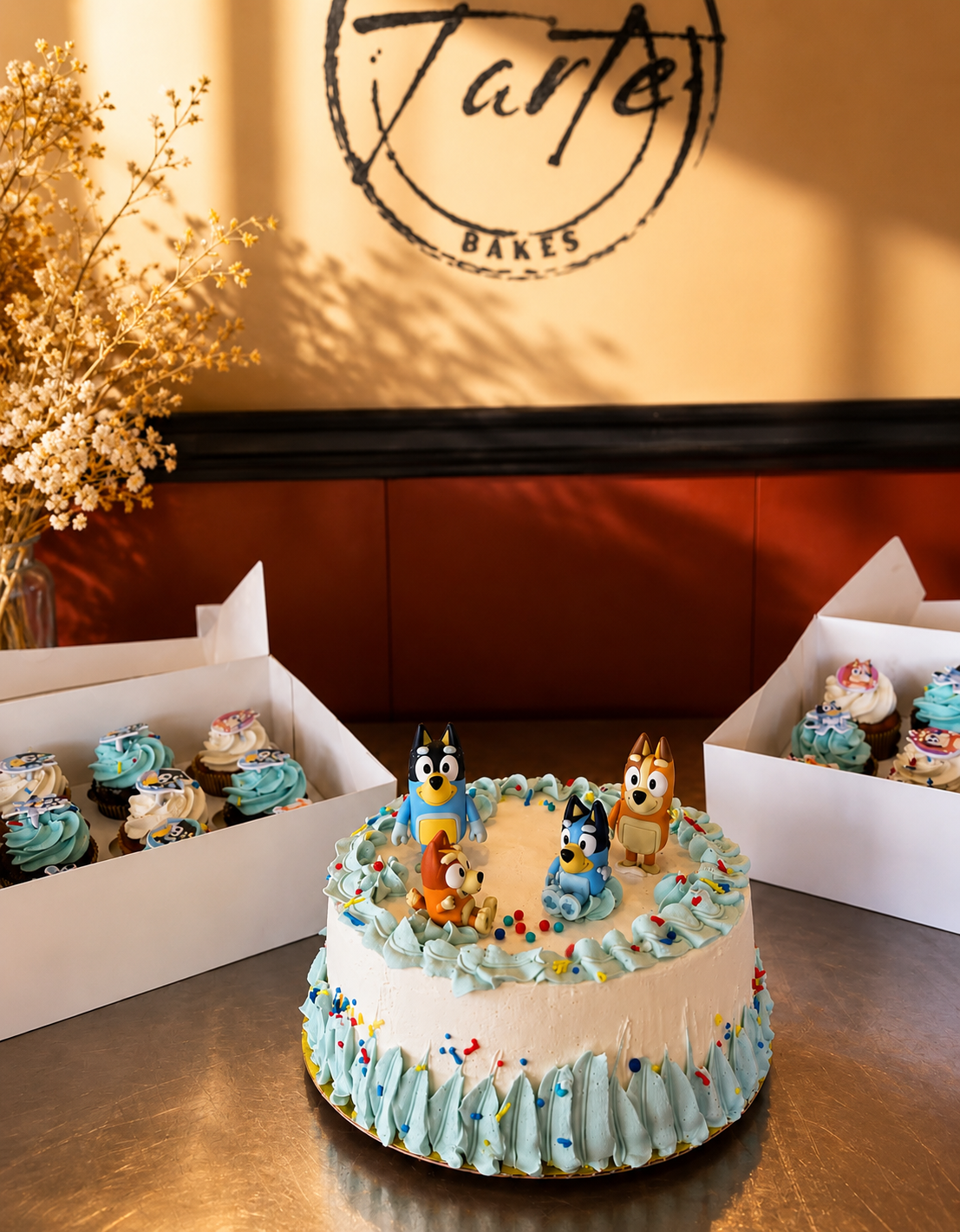 Custom celebration cake from Tarte